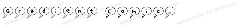 Gradient Comic字体转换